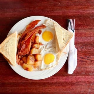 2 Eggs Any Style plus Meat
