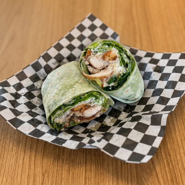 Garden Fresh Chicken Caesar Wrap.